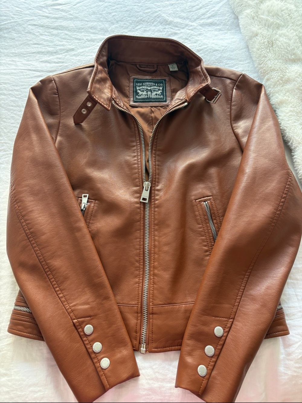 Levi's Women's Brown Leather Jacket